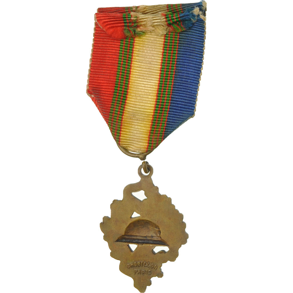 France, Union Nationale des Combattants, Medal, Very Good Quality, Bronze, 33