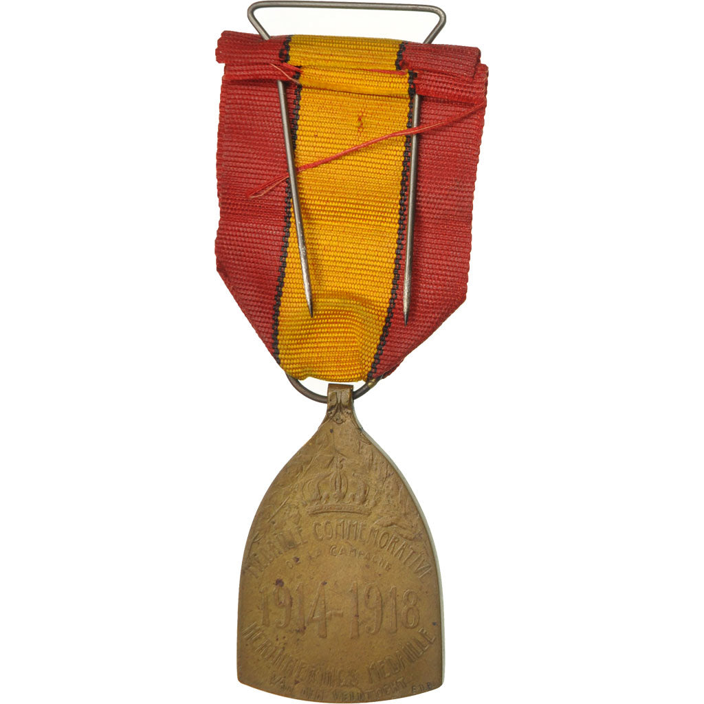 Belgium, Médaille Commémorative, Medal, 1914-1918, Very Good Quality, De