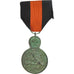 België, Bataille de l'Yser, Medaille, 1914, Good Quality, Bronze, 34.5