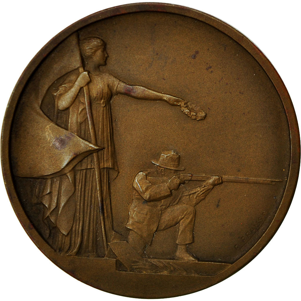 Algeria, Medal, Société de tir d'Alger, Fraisse, EF(40-45), Bronze