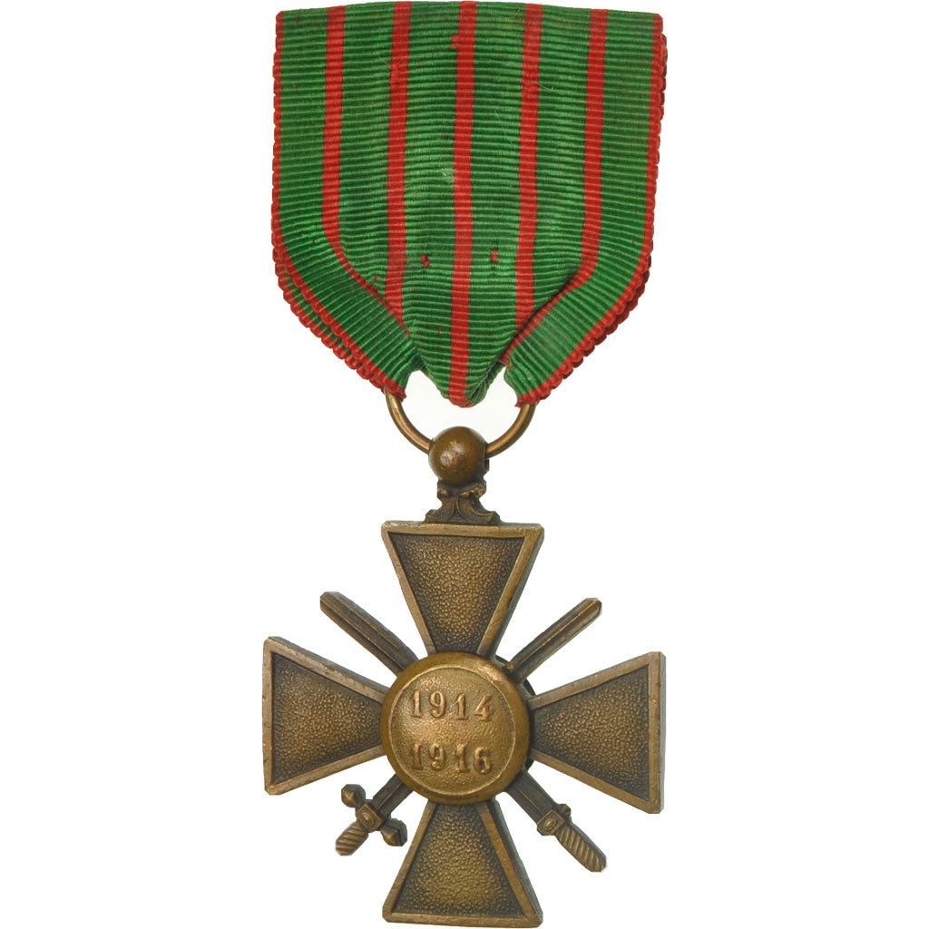 Francia, Croix de Guerre, Une Etoile, medalla, 1914-1916, Muy buen estado