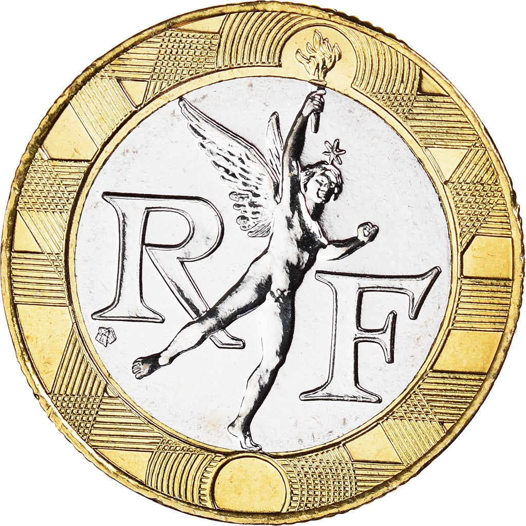 Coin, France, Génie, 10 Francs, 2001, Paris, BU, MS(65-70), Aluminum-Bronze