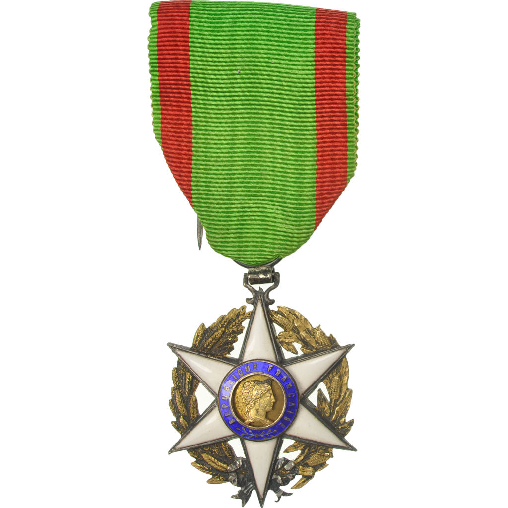 France, Médaille du Mérite Agricole, Medal, 1883, Excellent Quality, Silver