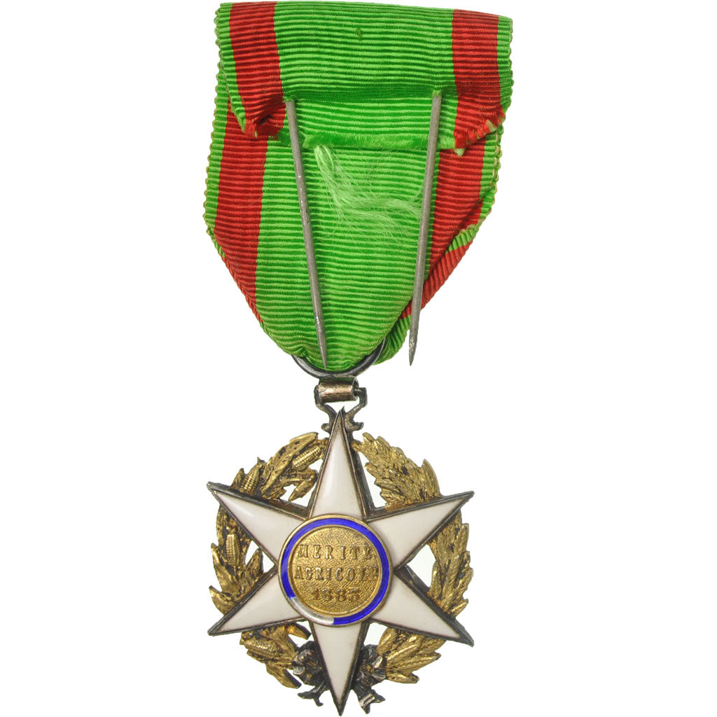 France, Médaille du Mérite Agricole, Medal, 1883, Excellent Quality, Silver