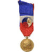 France, Médaille d'honneur du travail, Médaille, Très bon état, Vermeil, 27
