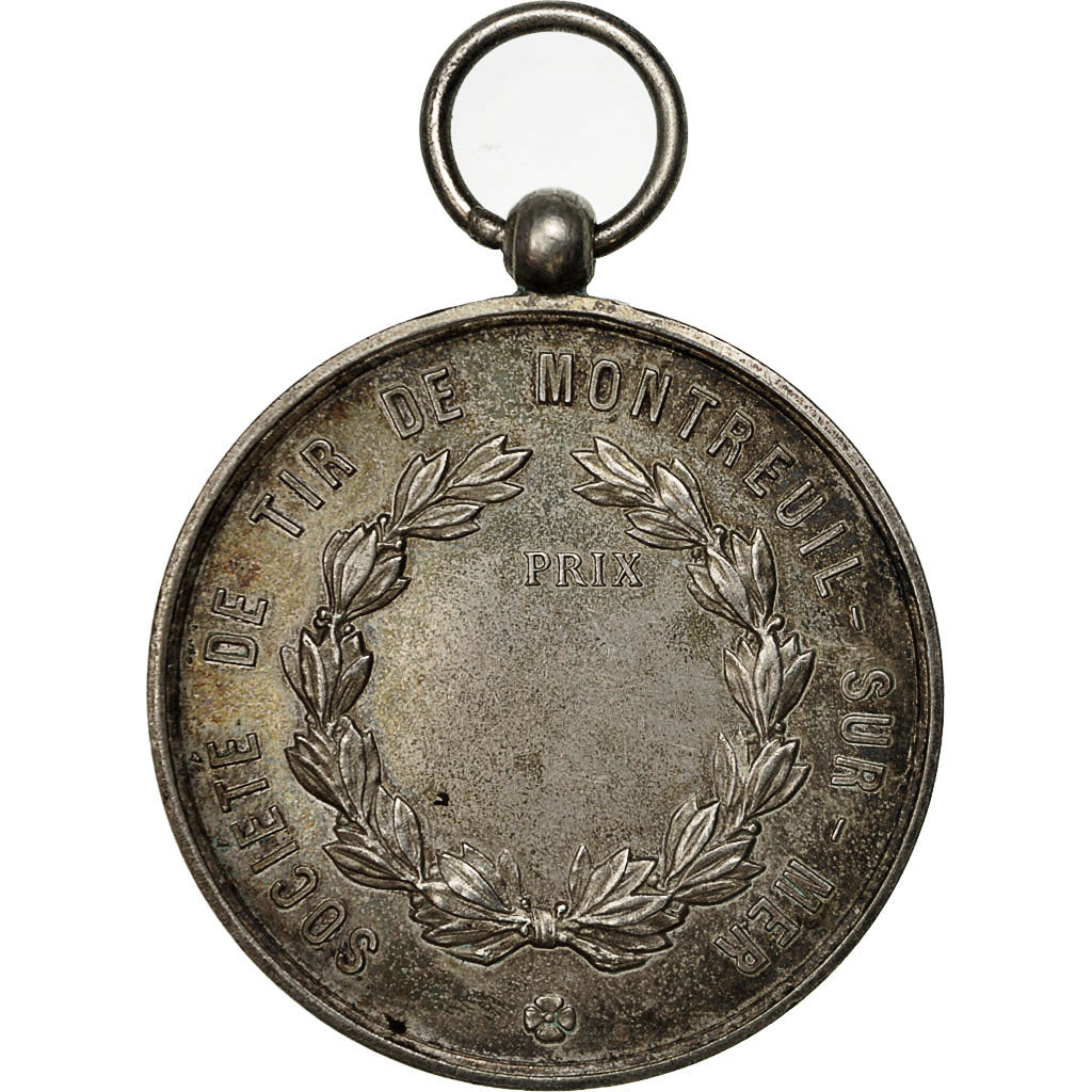 France, Medal, Société de Tir de Montreuil sur mer, Blondelet, AU(50-53)