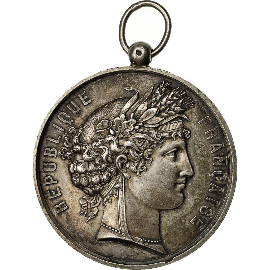 Francja, Medal, Société de Tir de Montreuil sur mer, AU(55-58), Srebro
