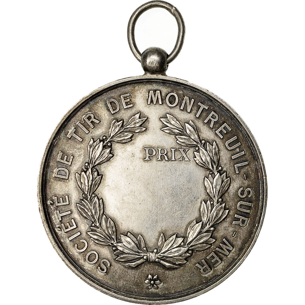 Francja, Medal, Société de Tir de Montreuil sur mer, AU(55-58), Srebro