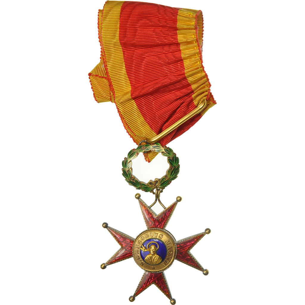 Vatican, Ordre de Saint Grégoire Le Grand, Médaille, Excellent Quality