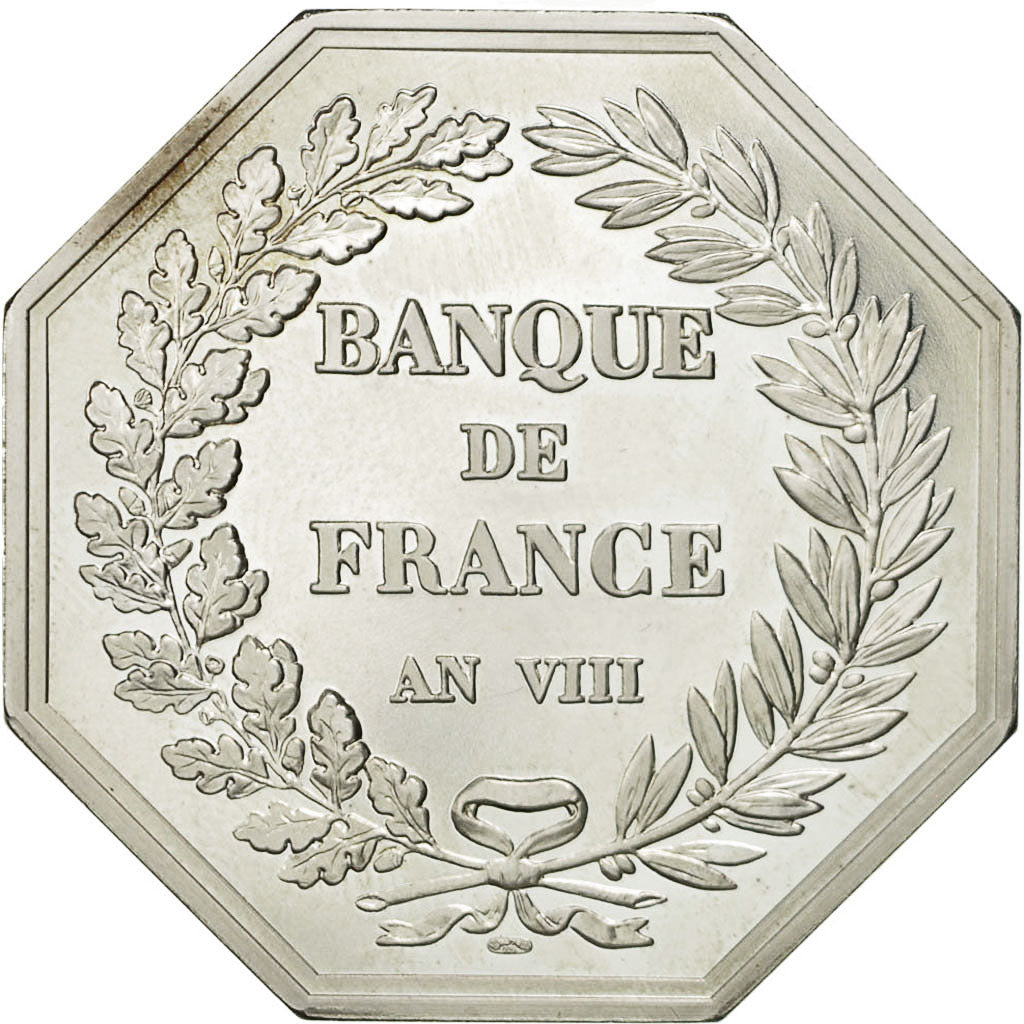 Francia, Token, Bicentenaire de la Banque de France, 2000, SPL+, Argento