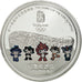 China, Medal, Jeux Olympiques de Pékin, 2008, MS(65-70), Copper Plated Silver