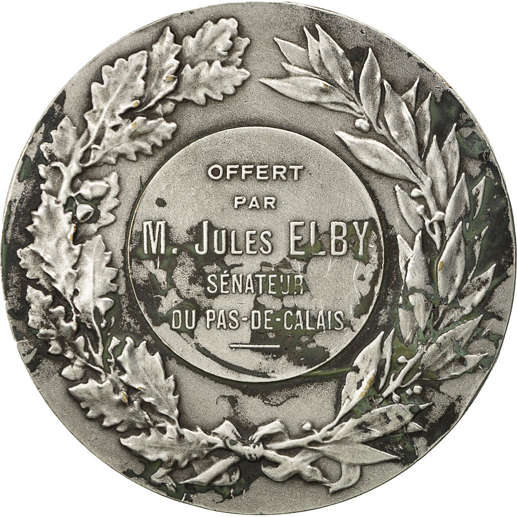 France, Médaille, Marianne, République Française, Dupuis.D, TB, Silvered