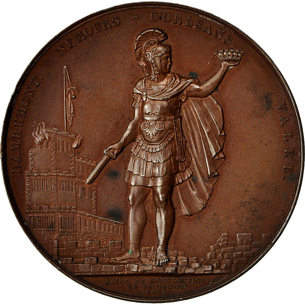 Algeria, Medal, Louis Philippe Ier, Prise de Constantine, 1837, Borrel