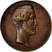 France, Medal, Passing through the Iron Gates, 1839, Copper, Borrel, AU(50-53)