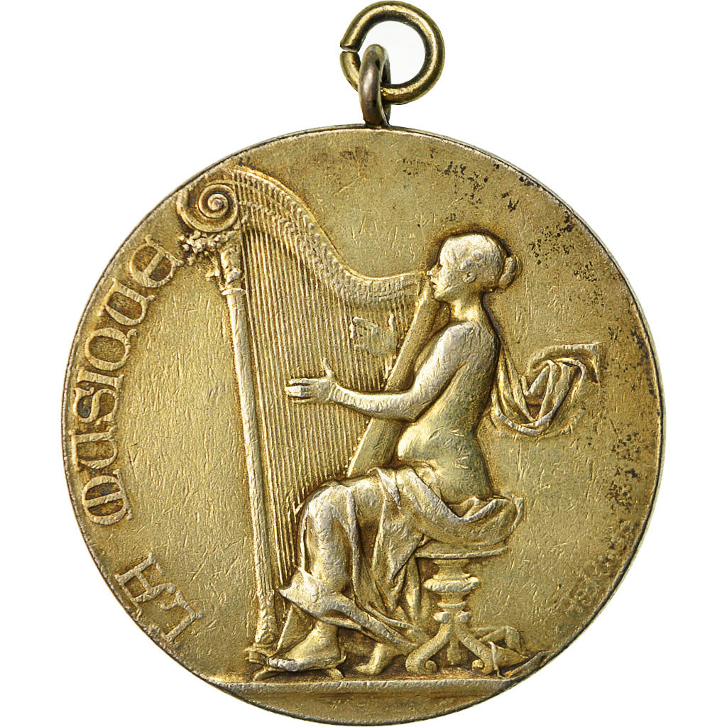 Algeria, Medal, Concours de Musique de Philippeville, 1895, Rivet, AU(50-53)