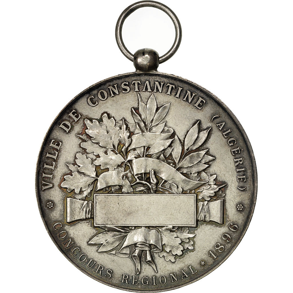 Algieria, Medal, Concours Régional de tir, Constantine, 1896, Blondelet
