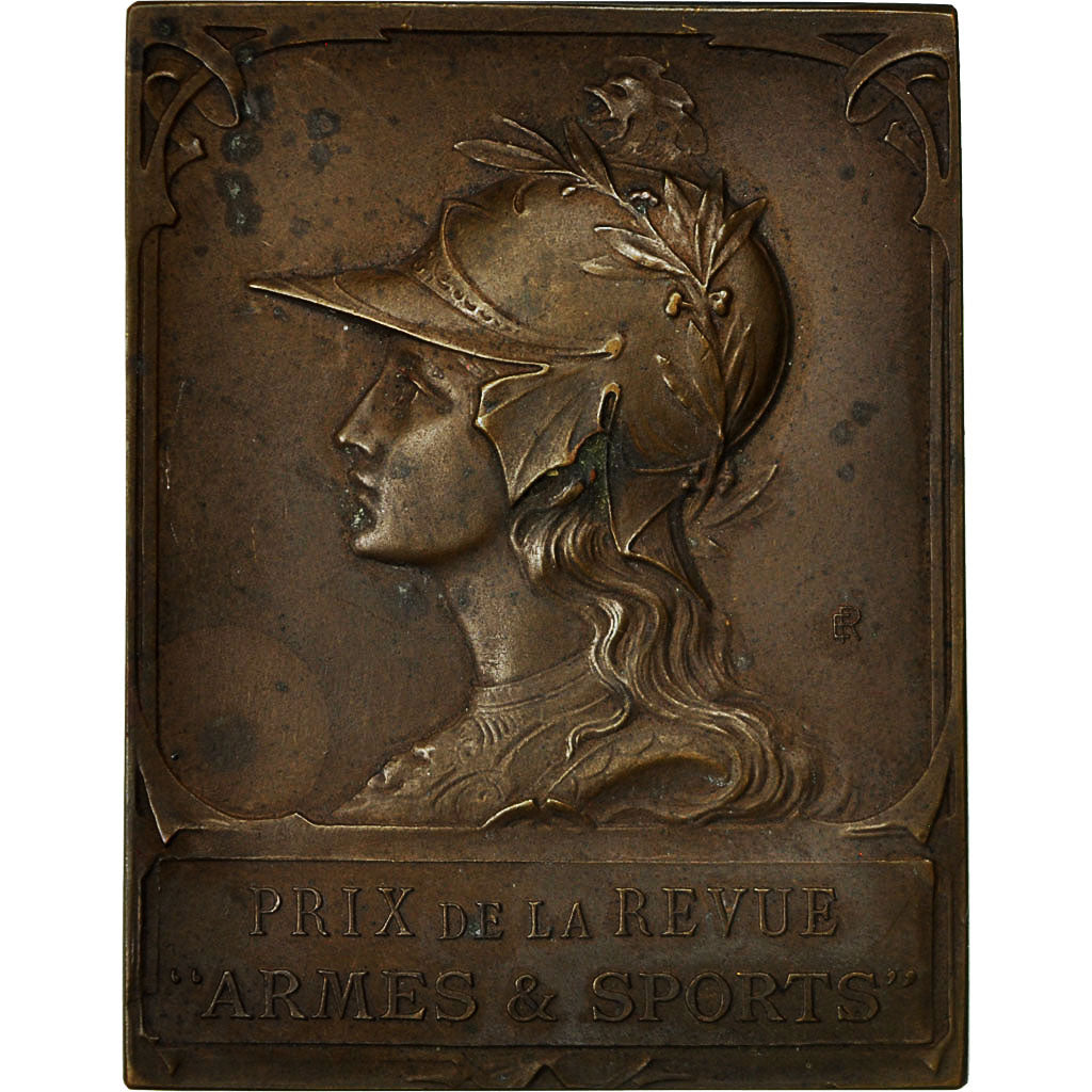 Algerije, Medaille, Prix de la Revue Armes et Sports, 1906, ZF+, Bronze