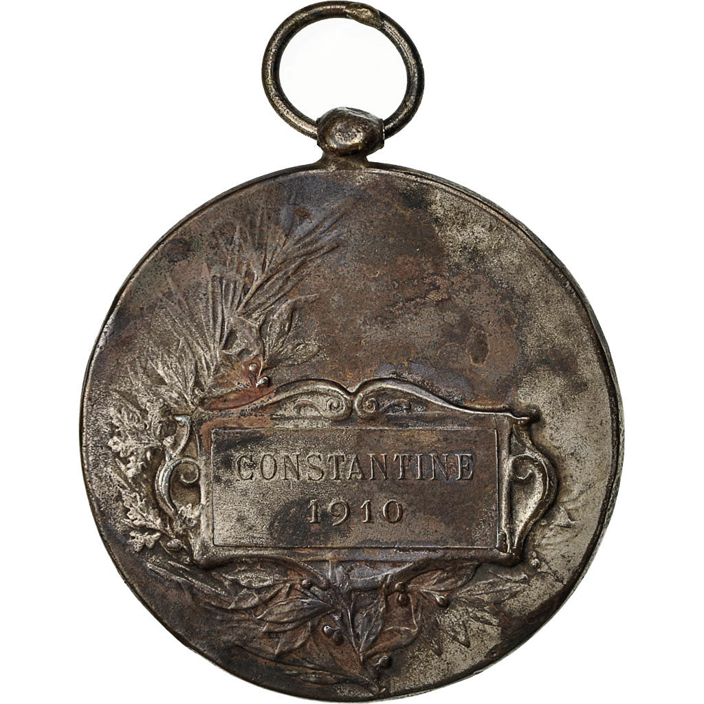 Algeria, Medal, Encouragement au Tir, Constantine, 1910, Rasumny, EF(40-45)
