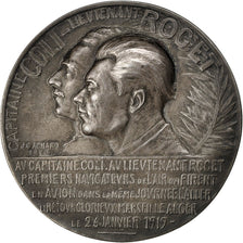 Algeria, medalla, Aviation, Premier Voyage Alger-Marseille, Coli-Roget, 1920
