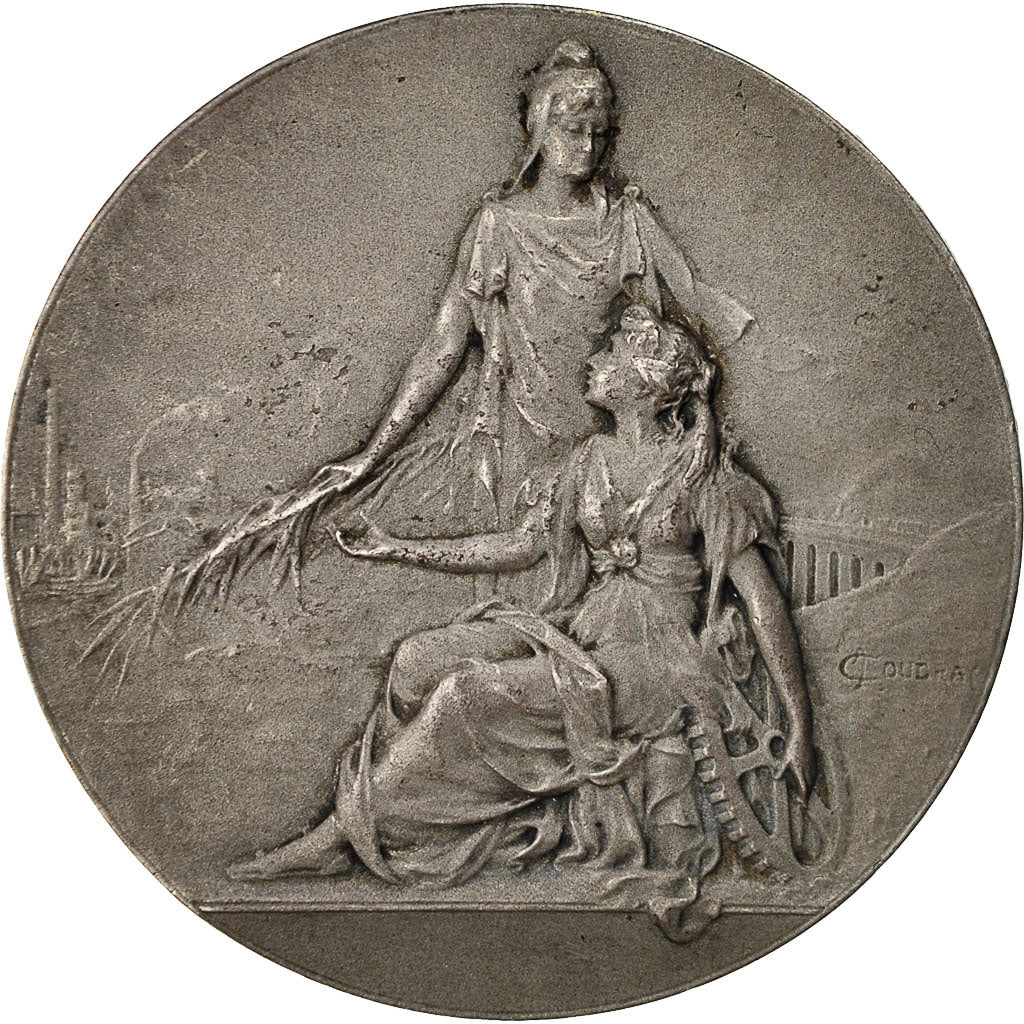 Algeria, Medal, Commission des Valeurs de Douanes, Gouverneur Général, 1922