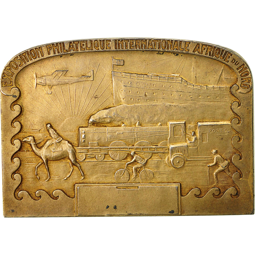 Algeria, Medal, Exposition Philatélique Internationale d'Afrique du Nord, 1930