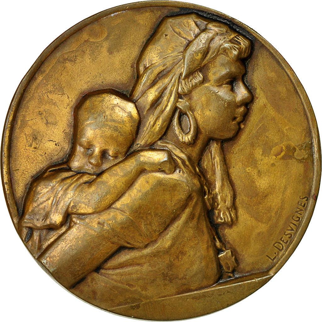 Algeria, Médaille, Semaine Coloniale Française du Petit Atlas Français