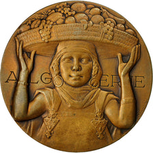 Algeria, Médaille, Lancement à Brest du Croiseur "Algérie", 1932, Morlon