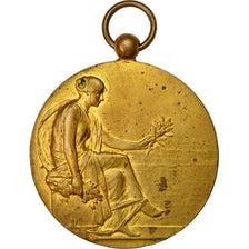 Algeria, Médaille, Ville d'Oran, 1933, Krautsch, TB+, Gilt Bronze