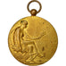 Algeria, medalla, Ville d'Oran, 1933, Krautsch, BC+, Bronce dorado