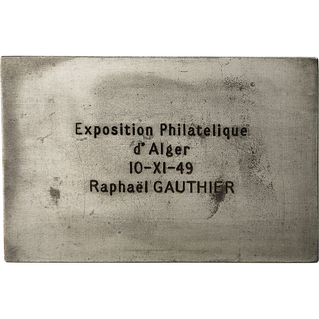 Algeria, Medal, Exposition Philatélique d'Alger, 1949, Cochet, AU(55-58)