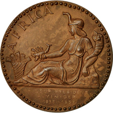 Algeria, Medaille, Caisse d'Assurances Mutuelles Agricoles, 1957, VZ, Bronze