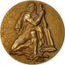 Algeria, Medaille, Département du Rhône / Ouargla, 1959, Renard, SS+, Bronze