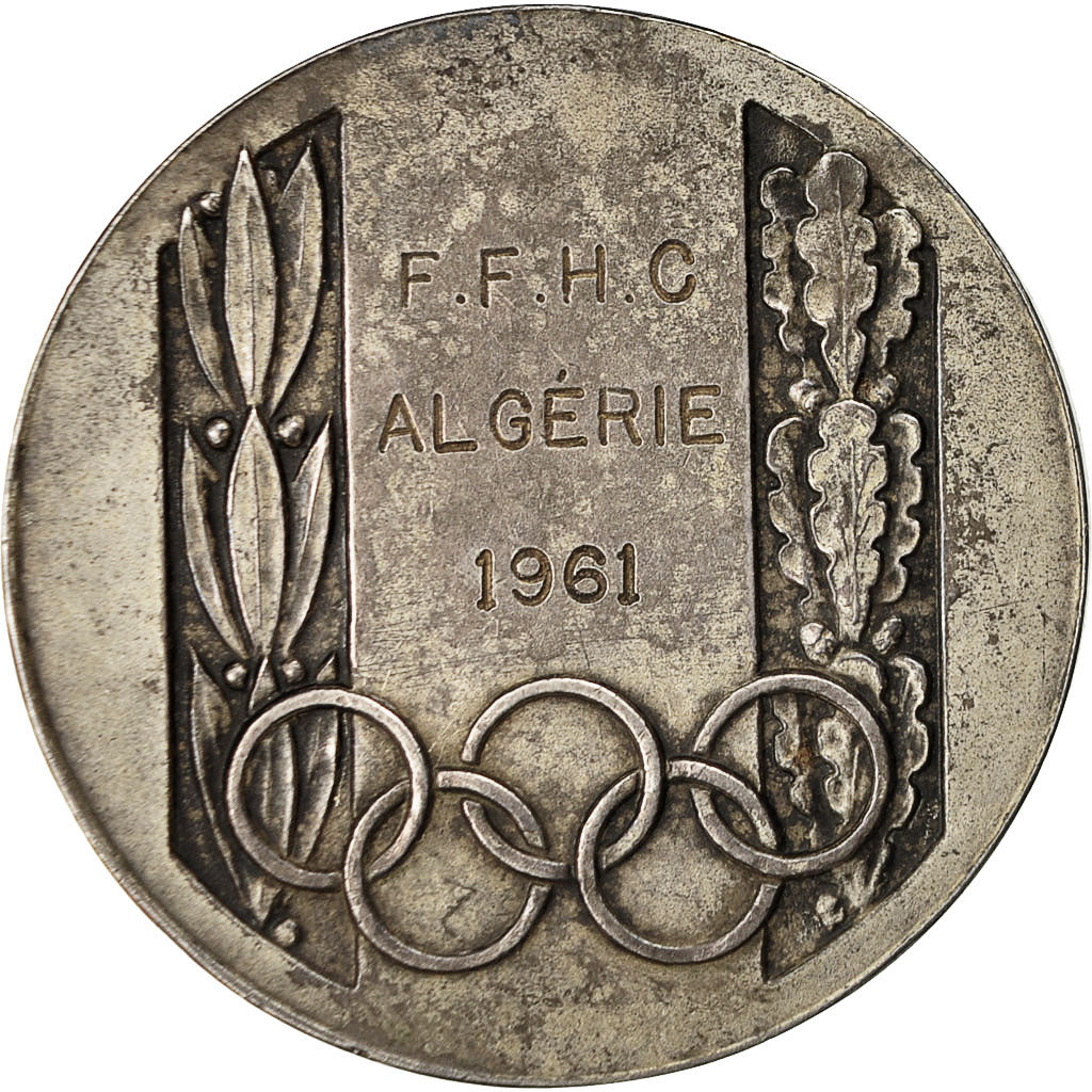 Algeria, Medal, Fédération d'Altérophilie et Culturisme, 1961, Bouillot