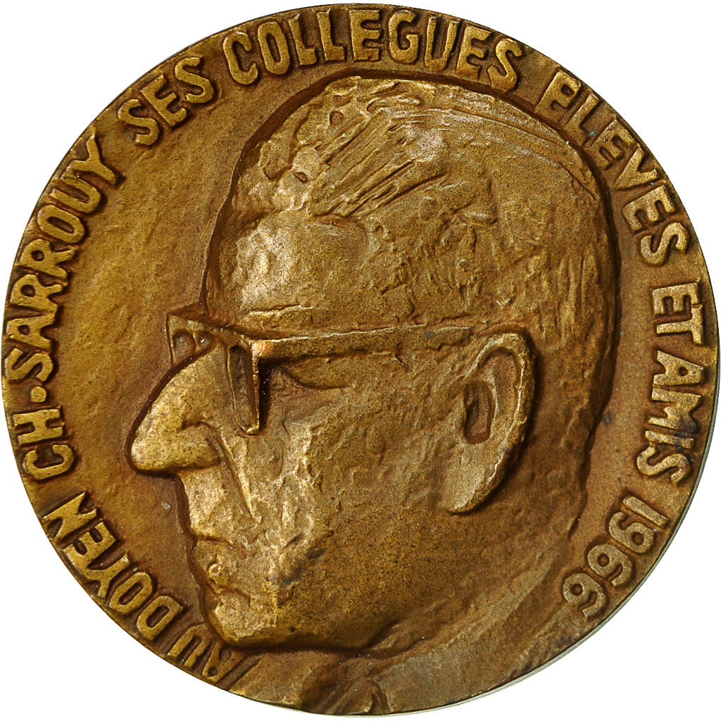 Algeria, Medal, Docteur Sarrouy, Faculté de Médecine, Alger, 1966, Regnier