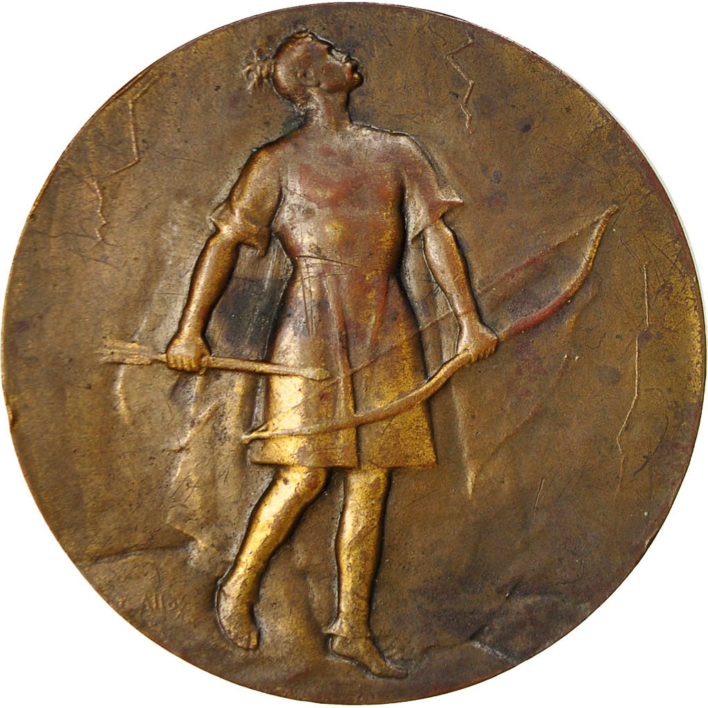 Algeria, Medal, Société de tir d'Alger, Alloy, EF(40-45), Bronze