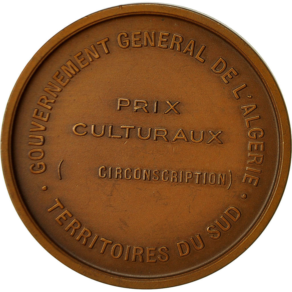 Algeria, Medal, Gouvernement Général de l'Algérie, Territoires du Sud