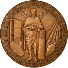 Algeria, Medal, Gouvernement Général de l'Algérie, Meilleur Artisan, Baron