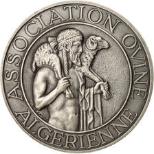Algeria, Medal, Association Ovine Algérienne, Baron, MS(63), Silvered bronze