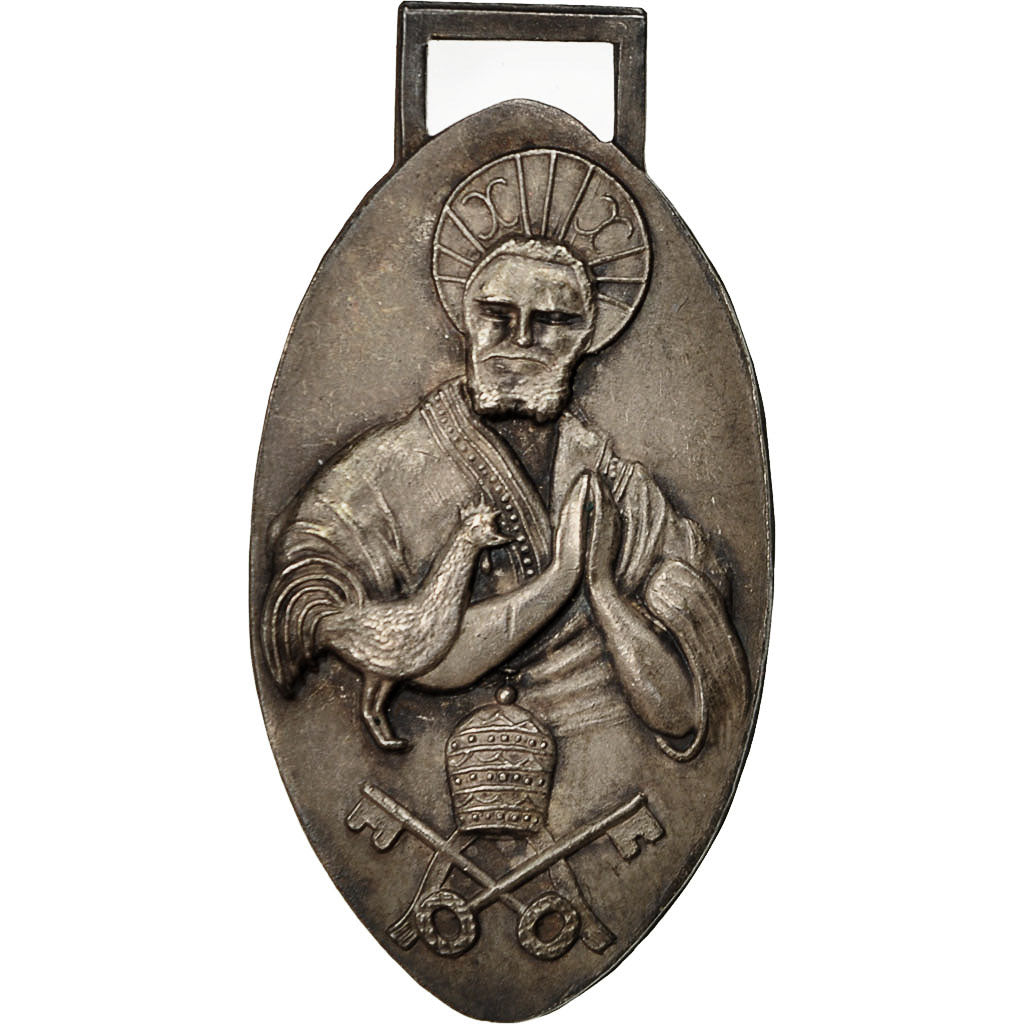 Algeria, Medal, Comité Saint-Pierre, Alger, AU(55-58), Silvered bronze