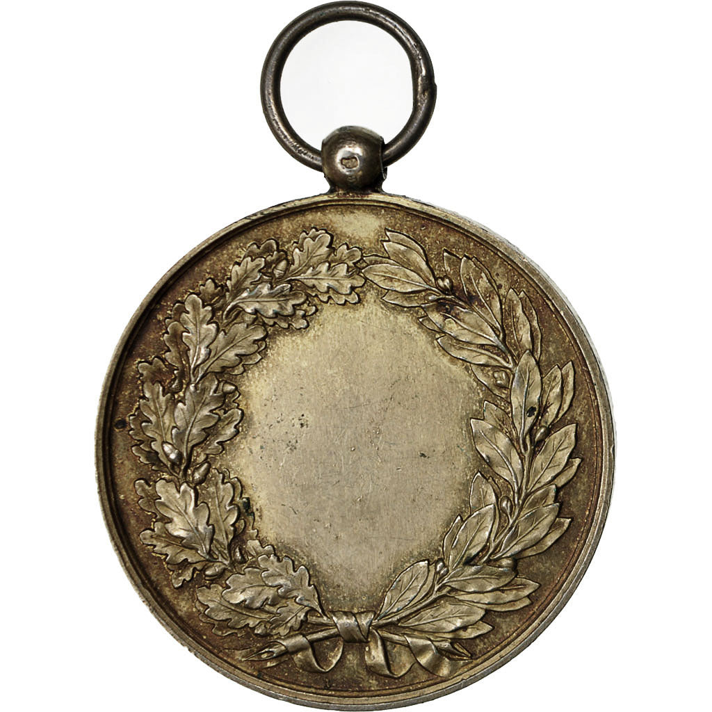 Algeria, Medal, Société de Tir d'Alger, Francs Tireurs, AU(50-53), Silver