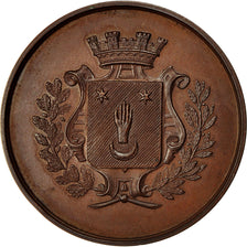 Algeria, Medal, Société des Beaux Arts d'Alger, AU(55-58), Copper