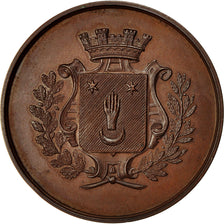 Algeria, Médaille, Société des Beaux Arts d'Alger, SUP, Cuivre