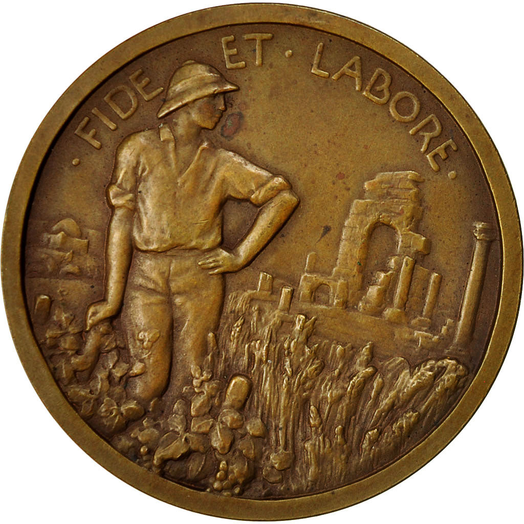 Algeria, Medal, Compagnie Algérienne, Assemblée des Actionnaires, Pommier
