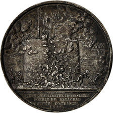 Algeria, Médaille, Bataille de Mazagran, 1840, Montagny, TB+, Tin