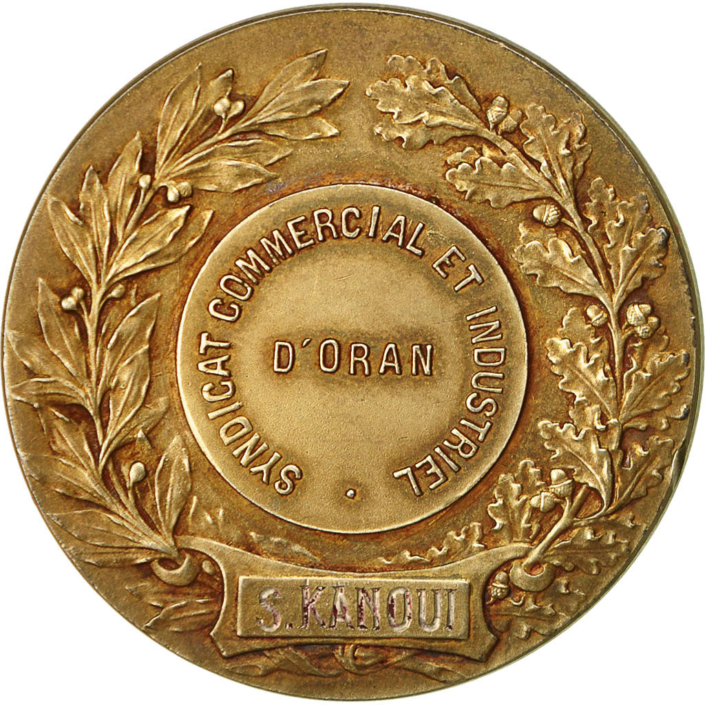 Algeria, medalla, Syndicat Commercial et Industriel d'Oran, Rasumny, MBC+, Oro
