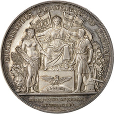 France, Médaille, Exposition Agricole d'Alger, 1857, Argent, SPL