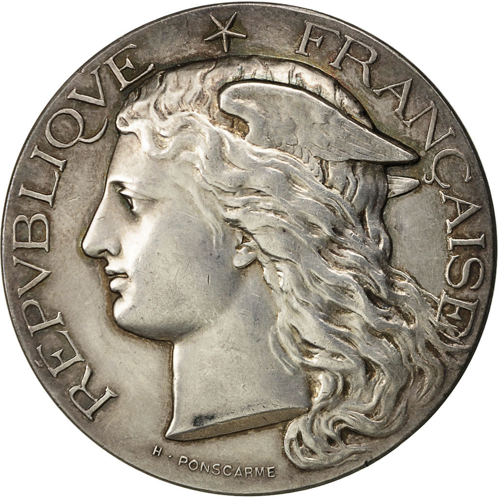 Algeria, Medal, Concours Général Agricole d'Algérie, 1887, Ponscarme