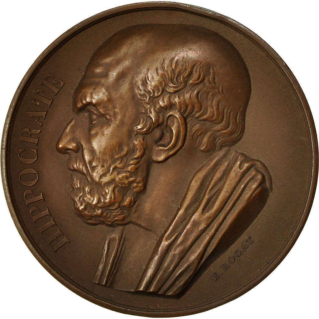 Algeria, Médaille, Ecole de Médecine et de Pharmacie d'Alger, 1896, Rogat