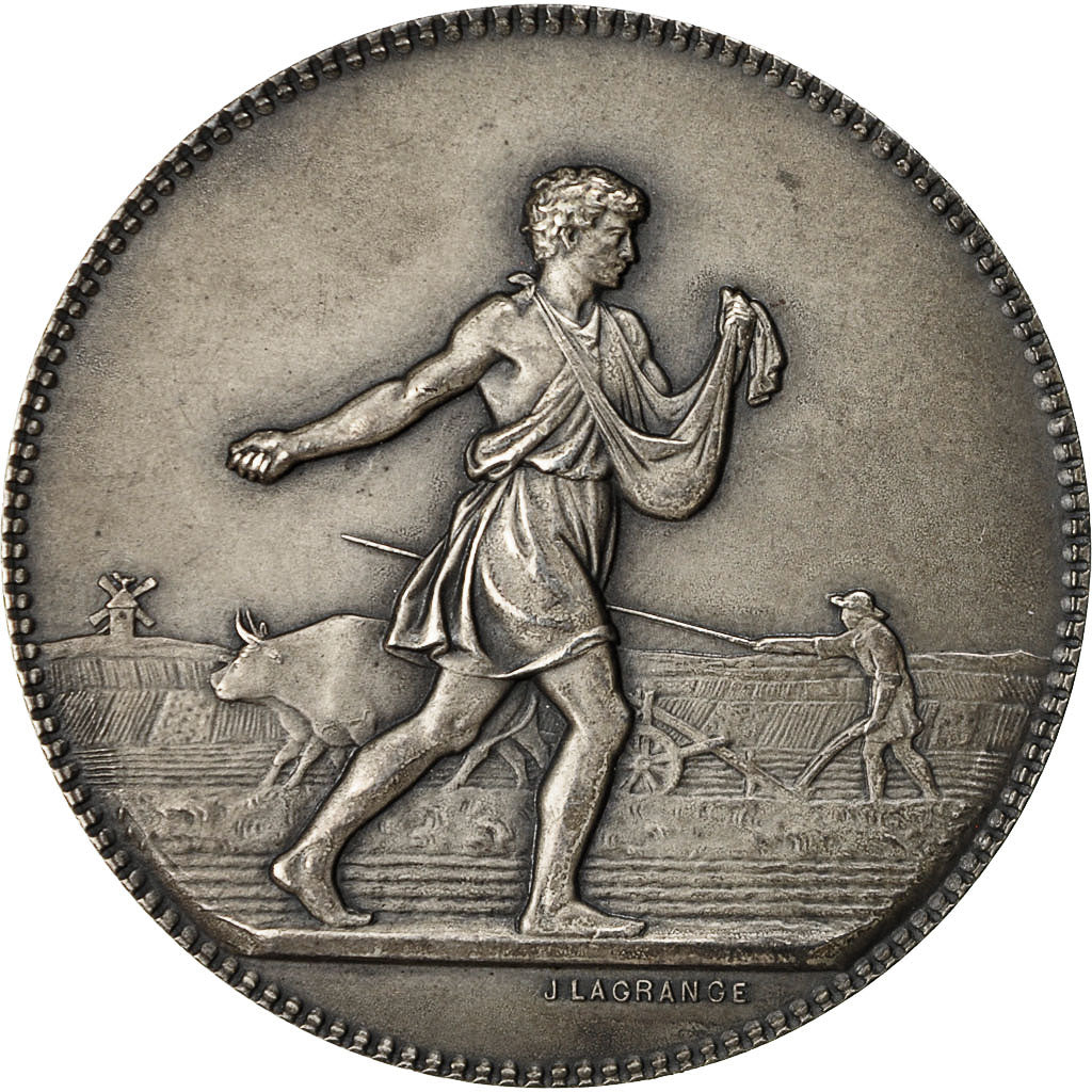 Algeria, Medal, Gouvernement Général de l'Algérie, Statistique Agricole