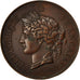 Algeria, Medal, Ville d'Aumale, Tir au Trappe-Balle, 1880, EF(40-45), Bronze